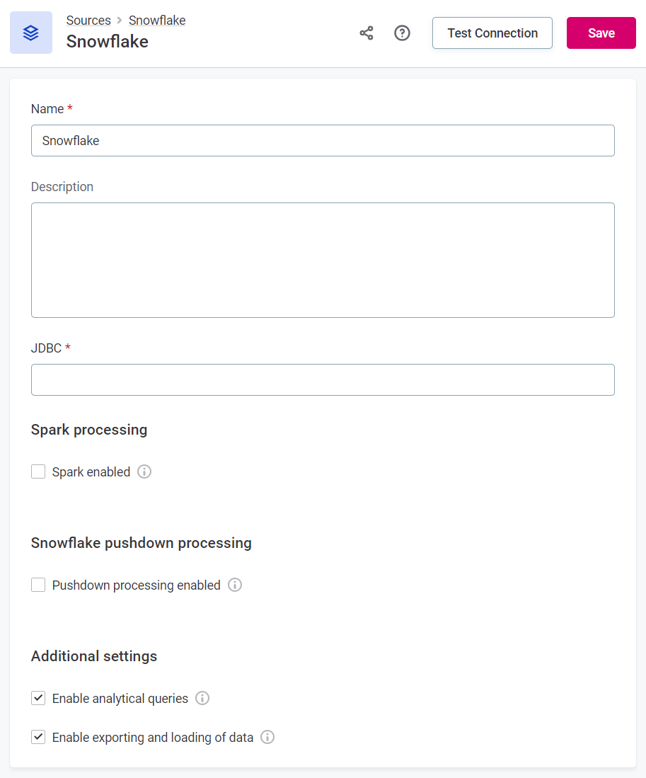 Enable exporting and loading of data