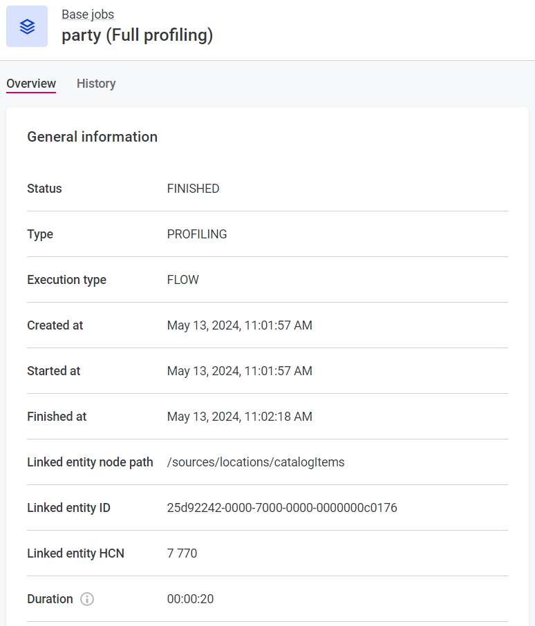 See job detail in Processing Center