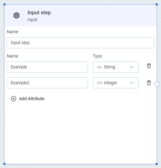 generic input step