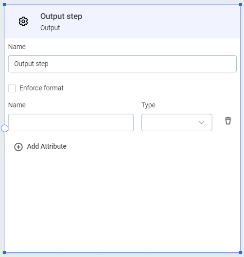 generic output step