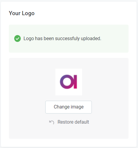 Change your logo