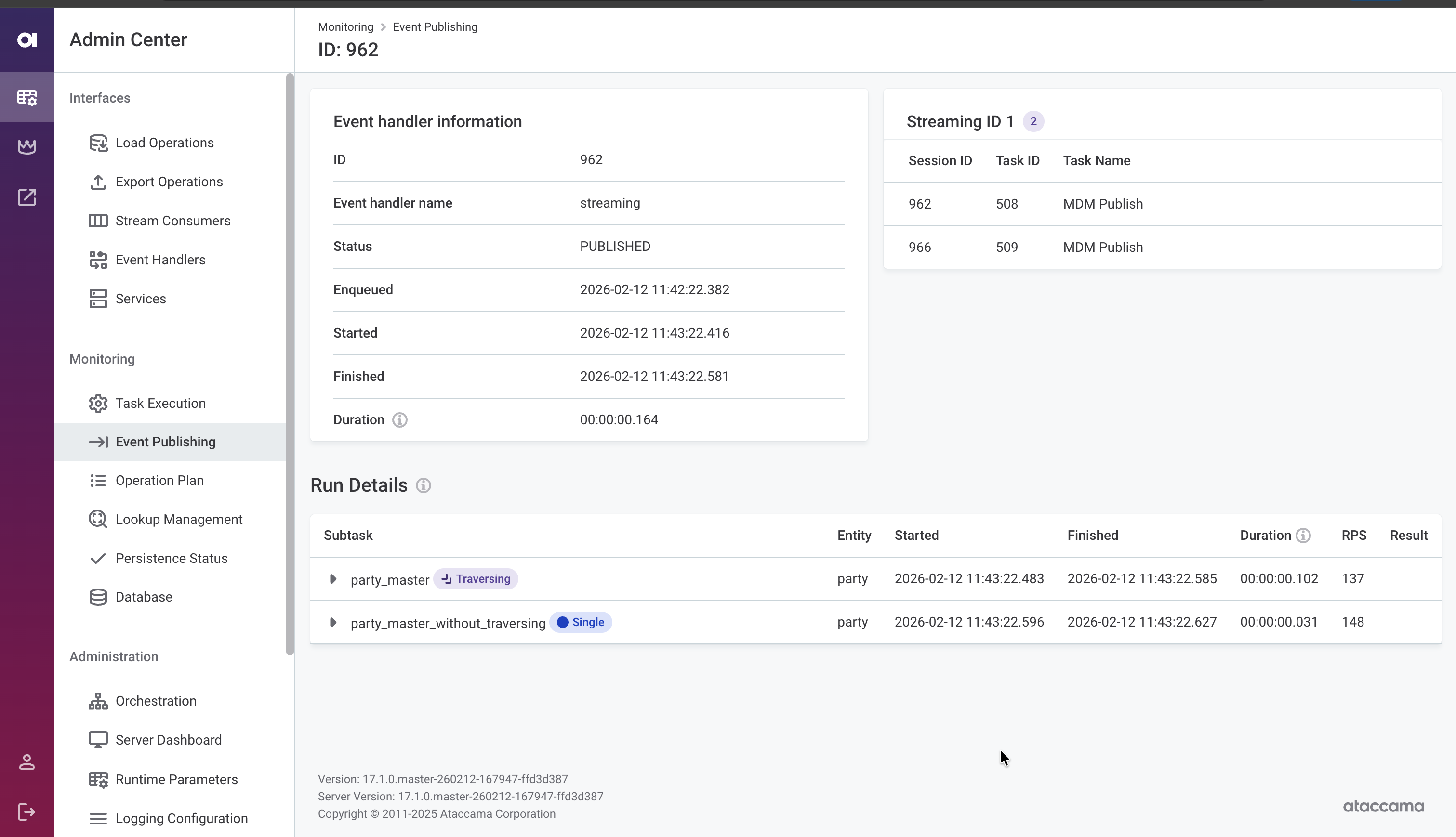 Event Handler monitoring