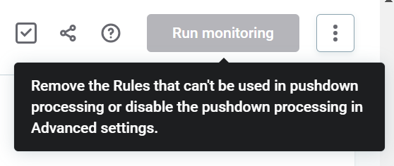 remove rule or disable pushdown