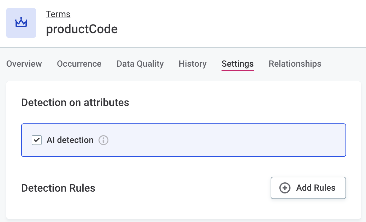 Turn off AI detection