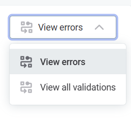 View errors