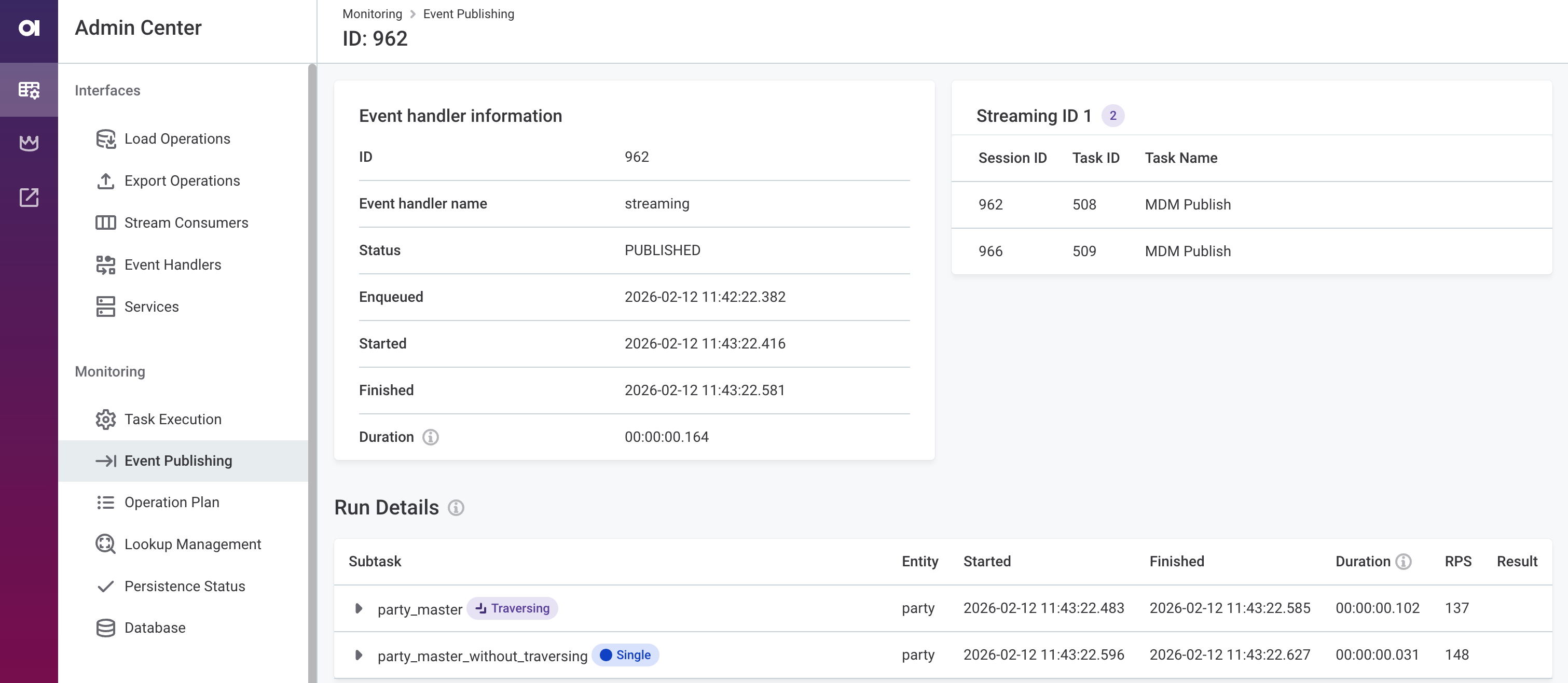 Event Handler monitoring