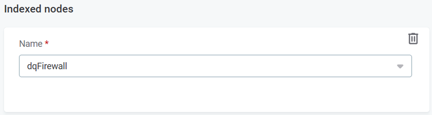 Search configuration - Add indexed node