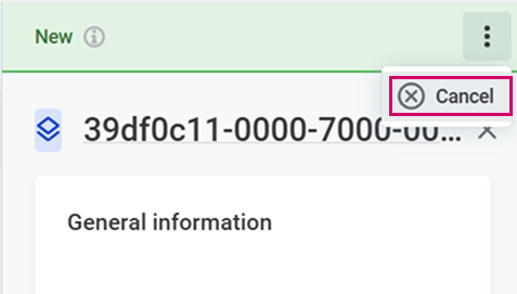 Cancel documentation flow