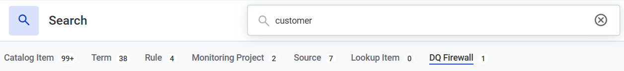 Global search order example