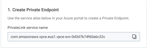 Edit connectivity - Azure Private Endpoint