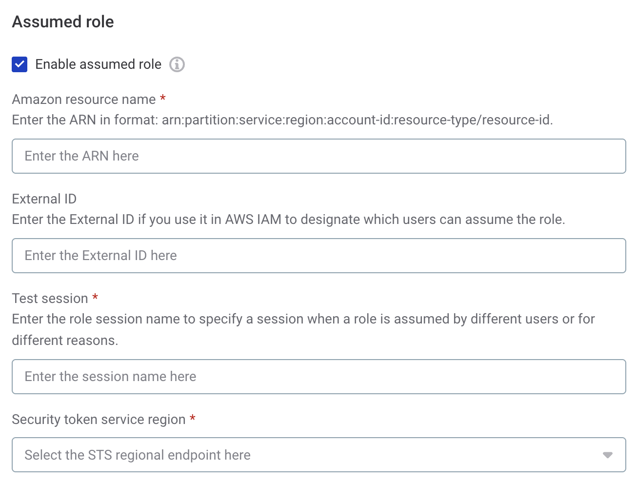 AWS Secrets Manager Assume Role configuration