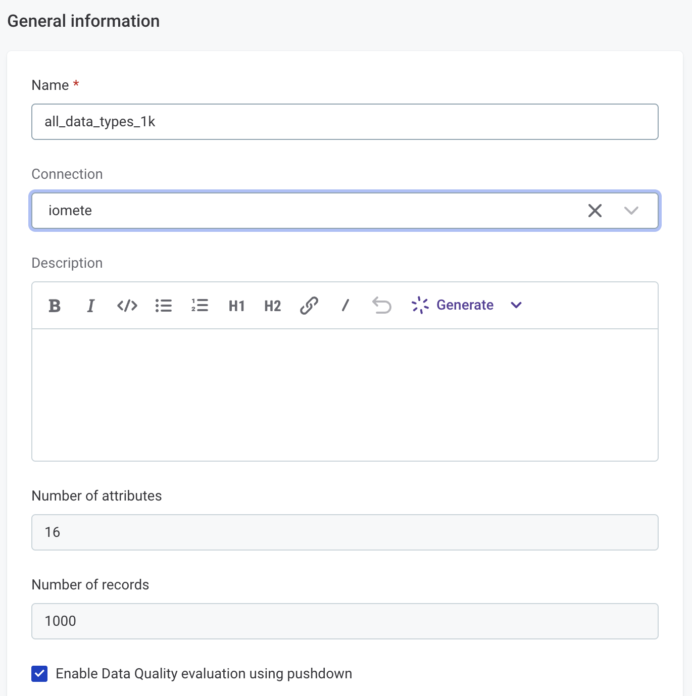 Disable pushdown for DQ evaluation