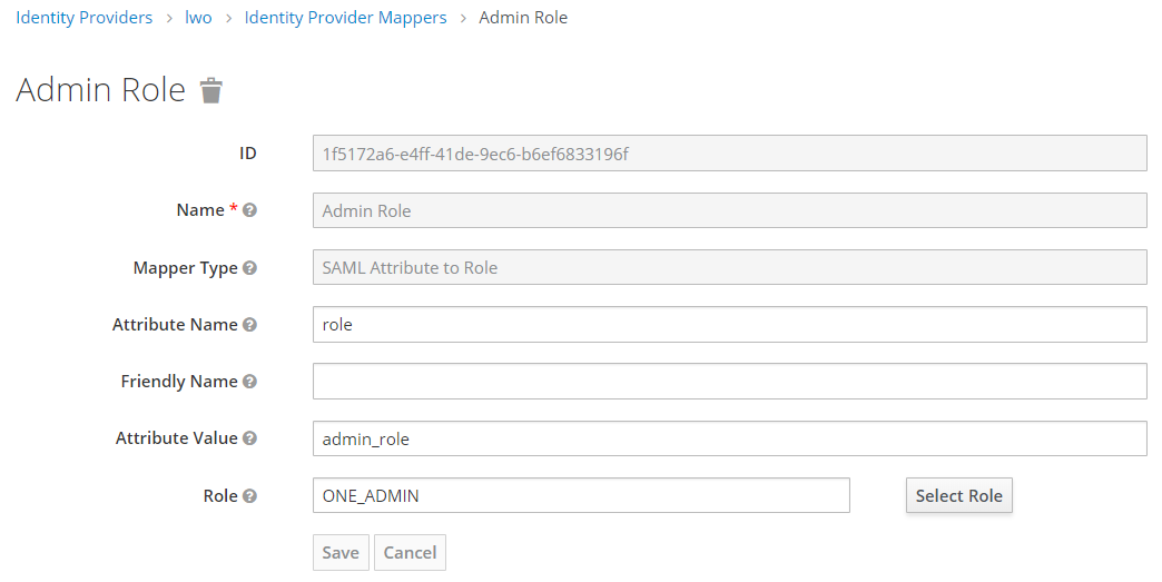 Identity provider mappers