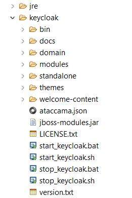 Keycloak new folder structure