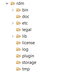 RDM new folder structure