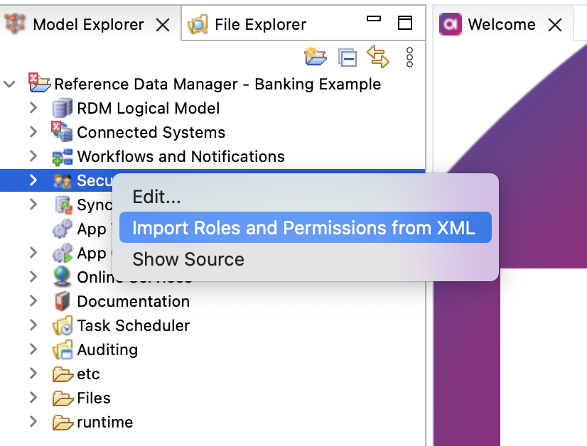 Import permissions in ONE Desktop