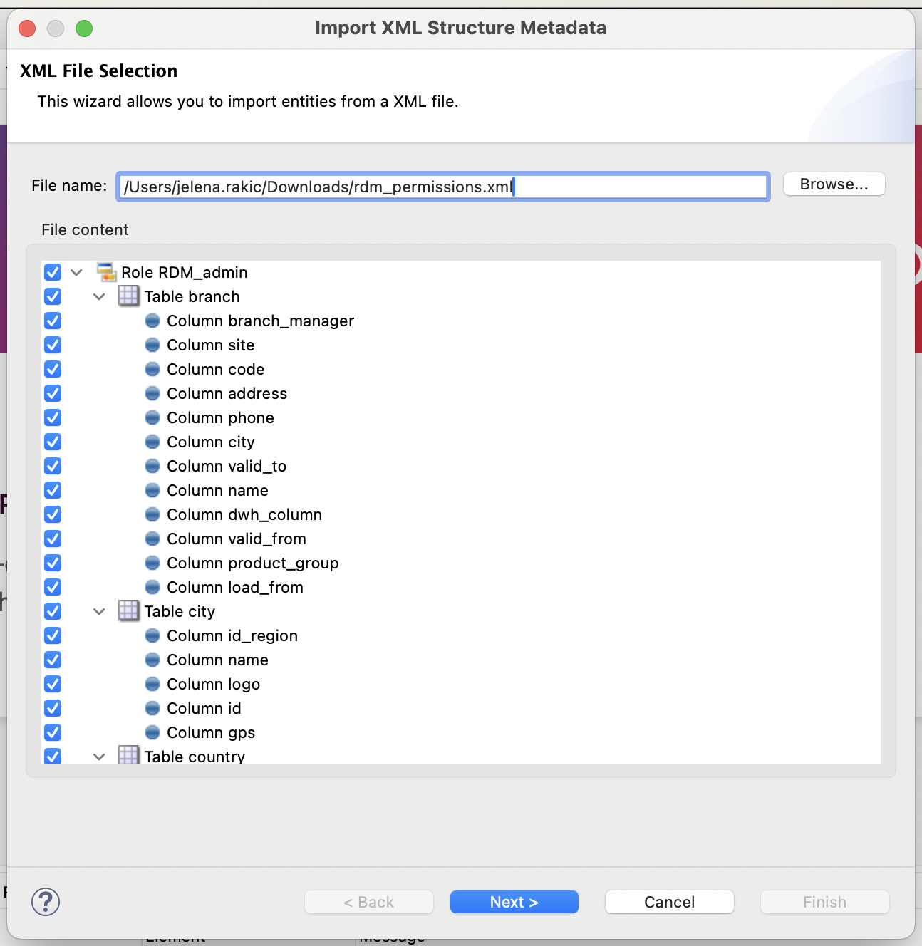 Review permissions in ONE Desktop