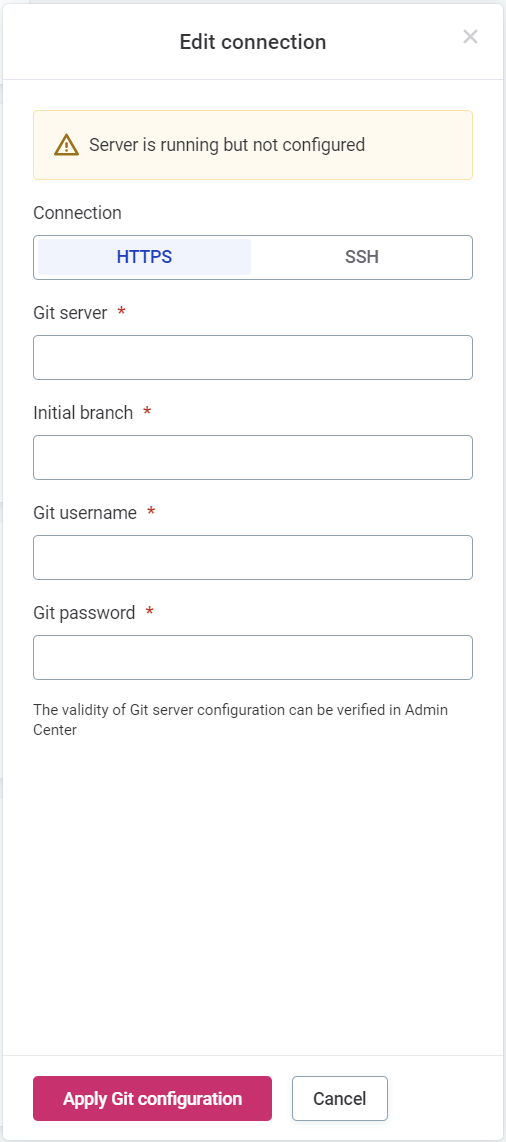 rdm cloud deployment cloud portal git configuration