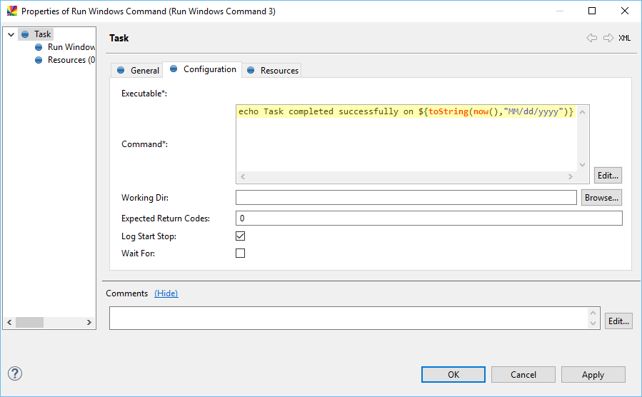 Semi-expression context example